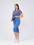 Костюм Легкое движение индиго/геометрия