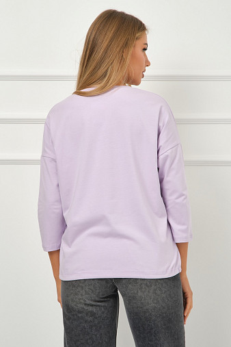 Лонгслив Николь лаванда