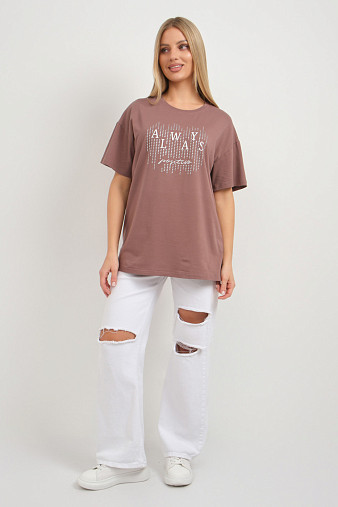 Футболка женская Флай шоколад