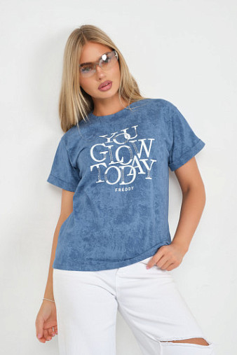 Футболка жен. Лиона варенка индиго