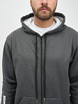 Толстовка муж. Дэнди 3-х нитка начес т.серый