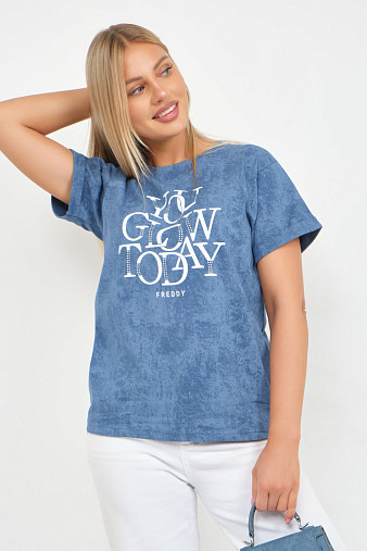 Футболка жен. Лиона варенка индиго