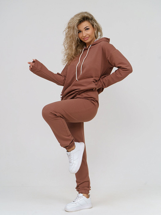 Костюм Челси футер 2-х нитка шоколад