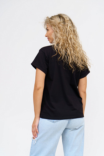 Футболка женская Классика черная