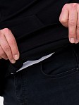 Толстовка мужская Степ без печати черная 2-х нитка
