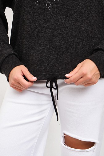 Джемпер женский Келли-2 т.серый