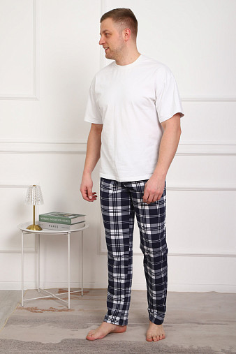 Брюки мужские без манжета серые