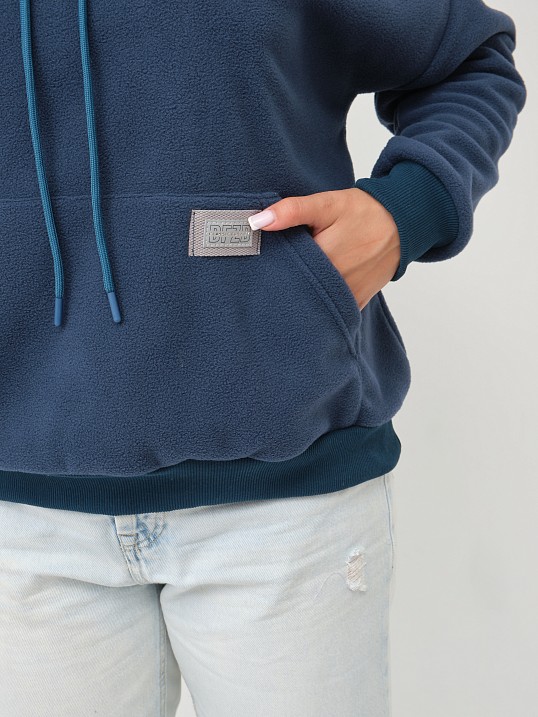 Толстовка женская Бэлла флис петроль