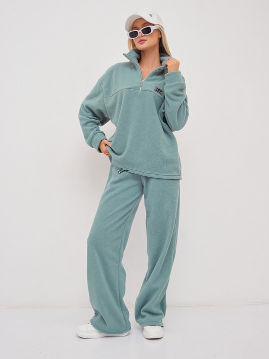 Костюм жен. Тренд флис аква
