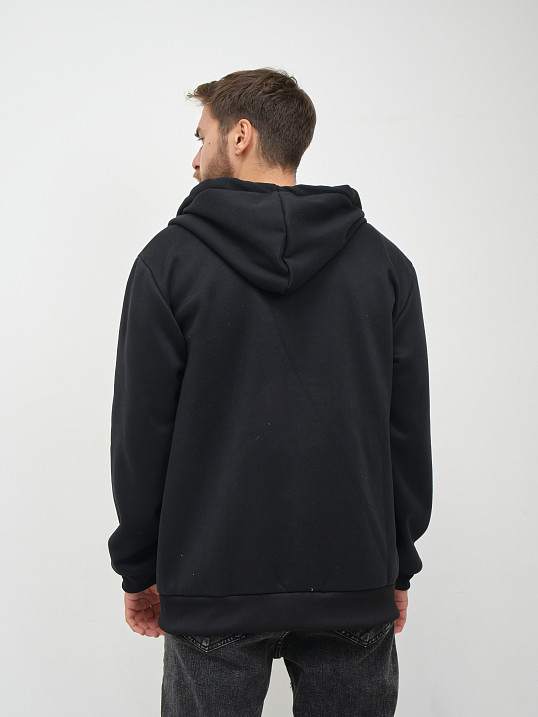 Толстовка муж. Дэнди 3-х нитка начес черный