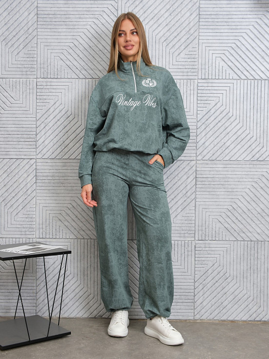 Костюм женский Верона варенка фисташка