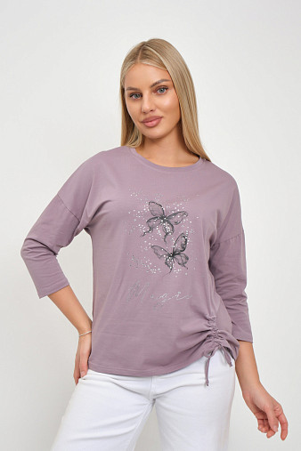 Лонгслив женский Сати корица