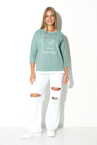 Лонгслив жен. Асти св.изумруд