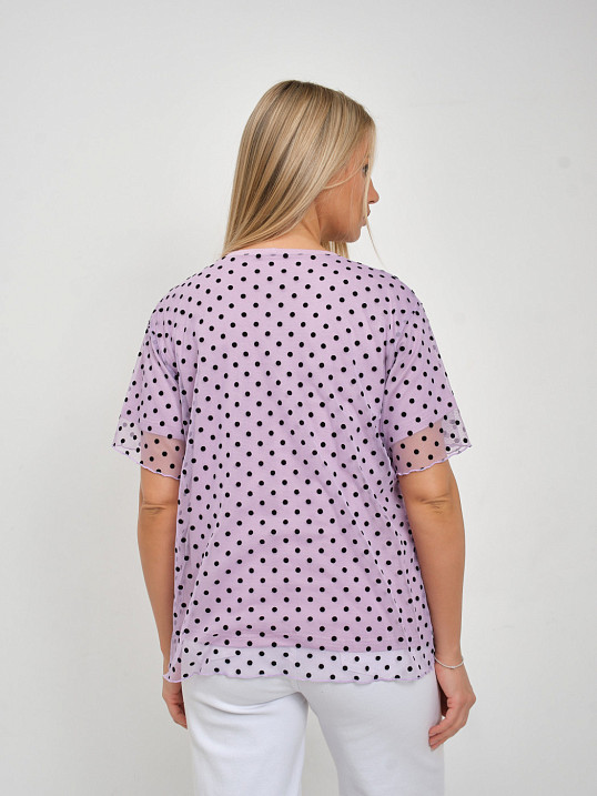 Футболка женская Бьюти вискоза лаванда