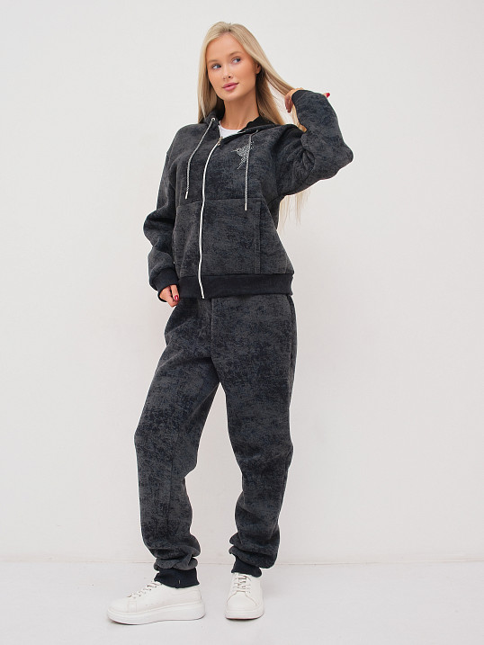 Костюм женский Дюна начёс черный