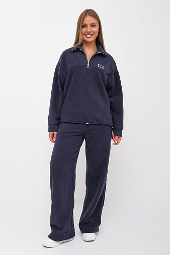 Костюм жен. Тренд флис т.серый