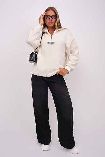 Толстовка жен. Тренд-2 флис молочный