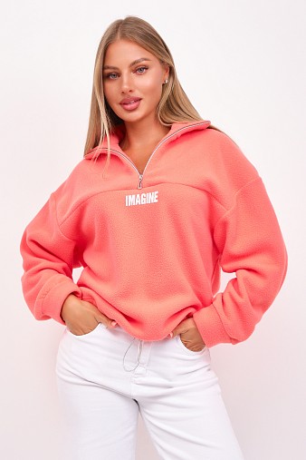 Толстовка жен. Тренд-2 флис персик