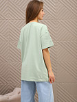Футболка женская Жанет фисташка