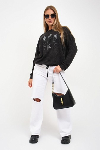 Джемпер женский Келли-2 т.серый