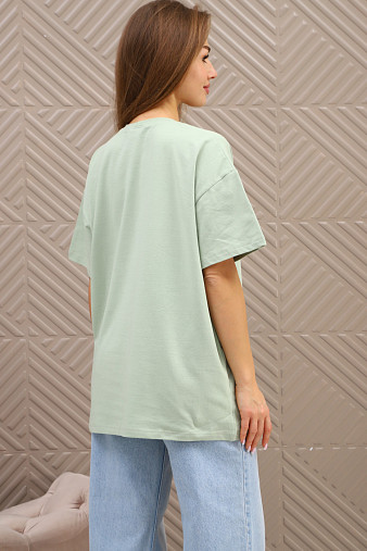 Футболка женская Жанет фисташка