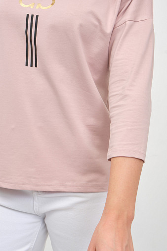 Лонгслив женский Мадлен пудра