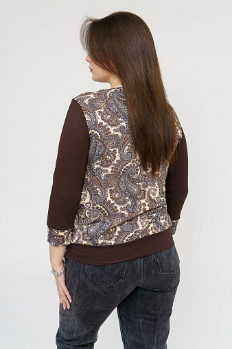 Джемпер Марина коричневый