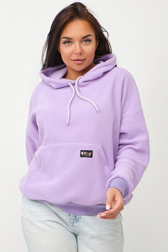 Толстовка женская Бэлла флис лаванда