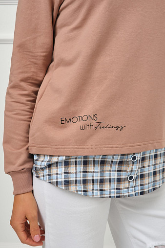 Толстовка женская Аврора капучино