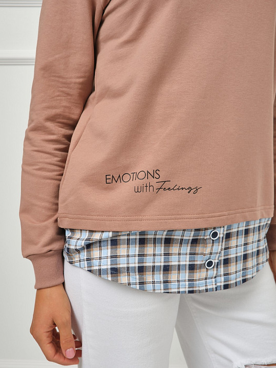 Толстовка женская Аврора капучино