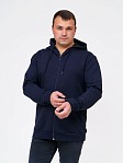 Толстовка мужская Степ без печати синий 2-х нитка