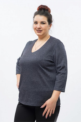 Блузка Блик темно-синий