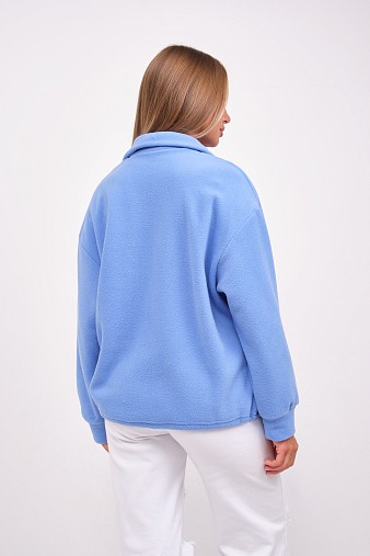 Толстовка жен. Тренд-2 флис голубой
