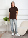 Футболка женская Классика шоколад
