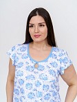 Ночная сорочка Крыло голубой