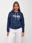 Толстовка женская Винтаж индиго
