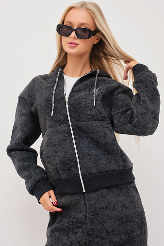 Костюм женский Дюна начёс черный