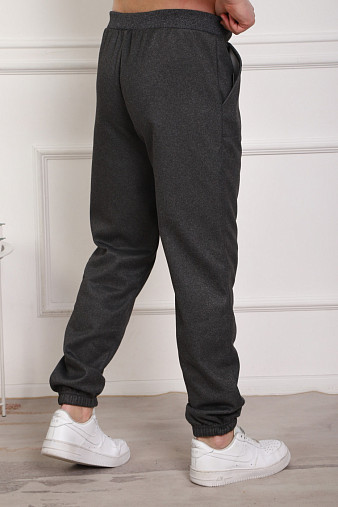 Брюки мужские теплые т.серый