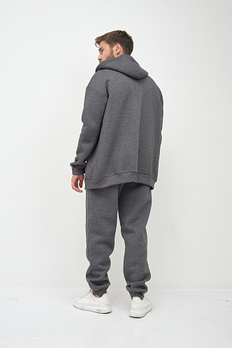 Костюм муж. Дэнди 3-х нитка начес т.серый