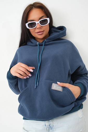 Толстовка женская Бэлла флис петроль