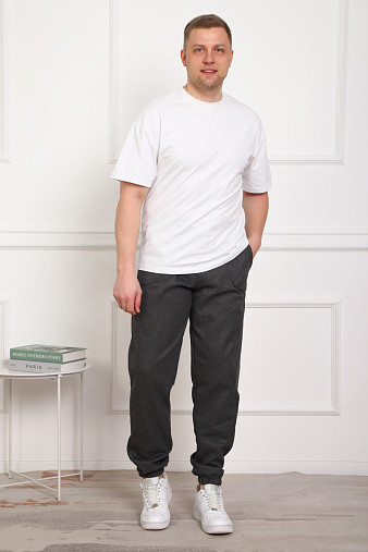 Брюки мужские теплые т.серый