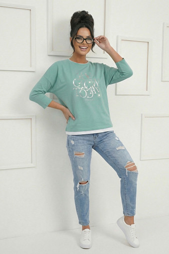 Лонгслив жен. Вегас св.изумруд