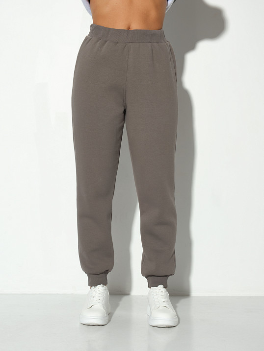 Костюм жен. Геометрия набивка 3-х нитка начес серый