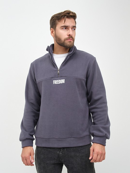 Толстовка муж. Драйв флис асфальт