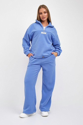 Костюм жен. Тренд-2 флис голубой