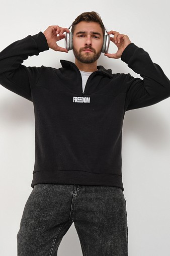 Толстовка муж. Драйв флис черный