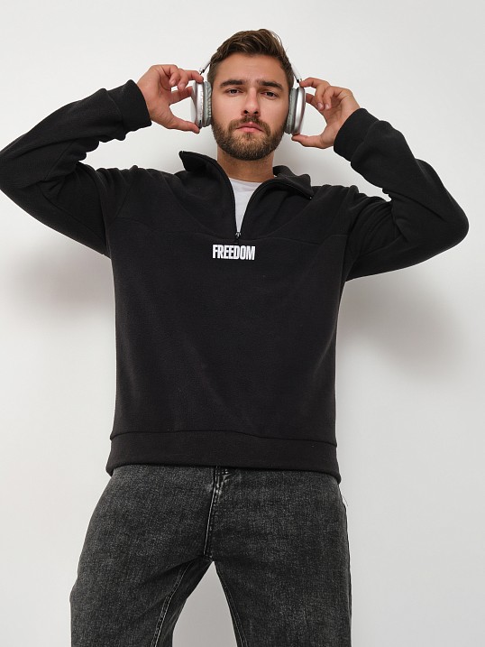 Толстовка муж. Драйв флис черный