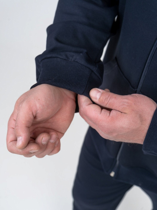 Костюм мужской Степ синий футер 2-х нитка