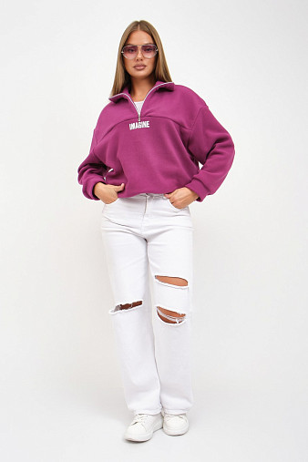 Толстовка жен. Тренд-2 флис лиловый