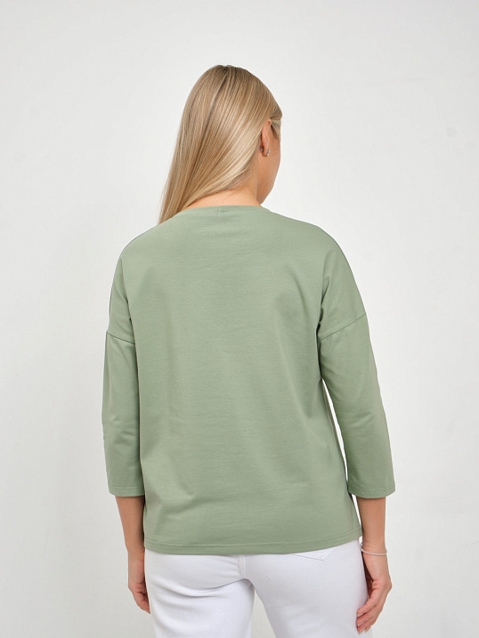 Лонгслив женский Сати фисташка